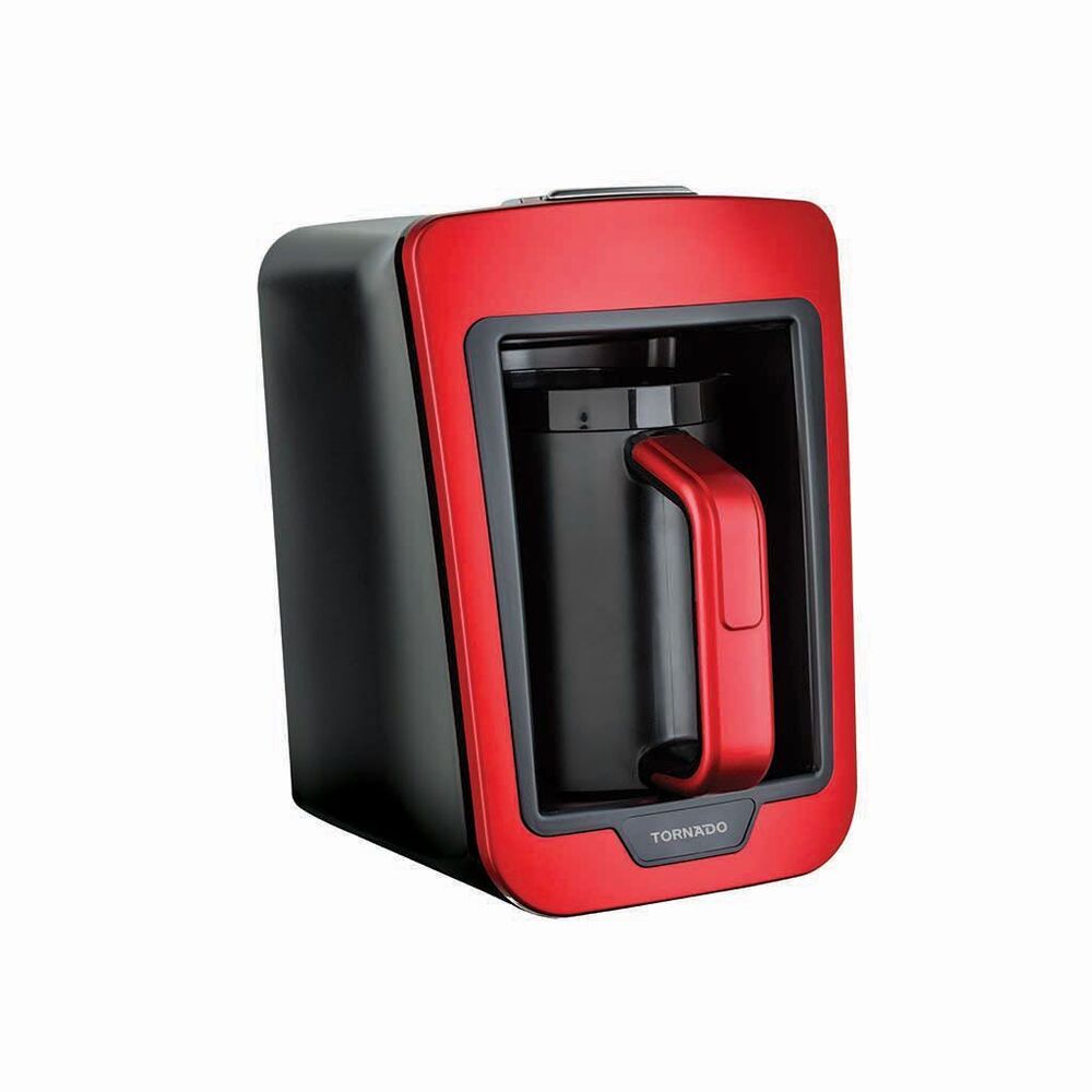 Tornado Turkish Coffee Maker 735 Watt 330 ml Red* Black TCME-100 RG. Tornado Turkish Coffee Maker 735 Watt 330 ml Red* Black TCME-100 RG.
